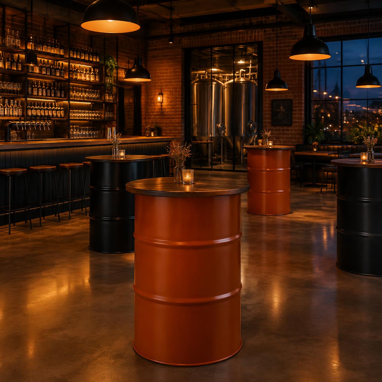 Brewery bar leaners