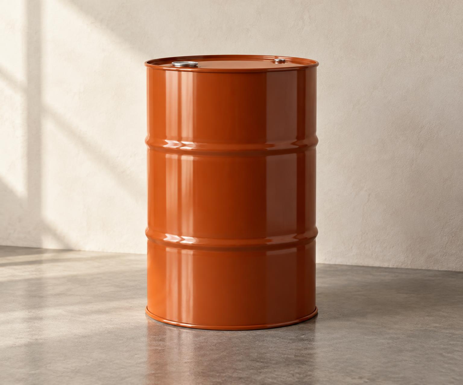 Signal Orange 208L Drum
